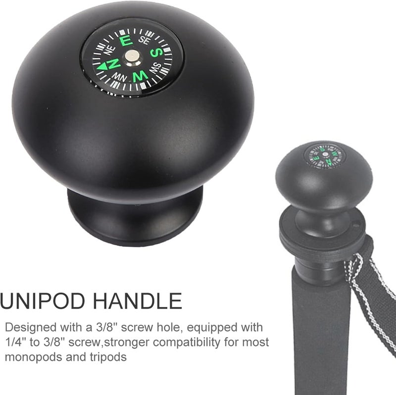 EBTOOLS Universal Trekking Pole Stick Monopod Tripod Head Grip Knob with, Ergonomic Design for Outdoor Activities - Image 2
